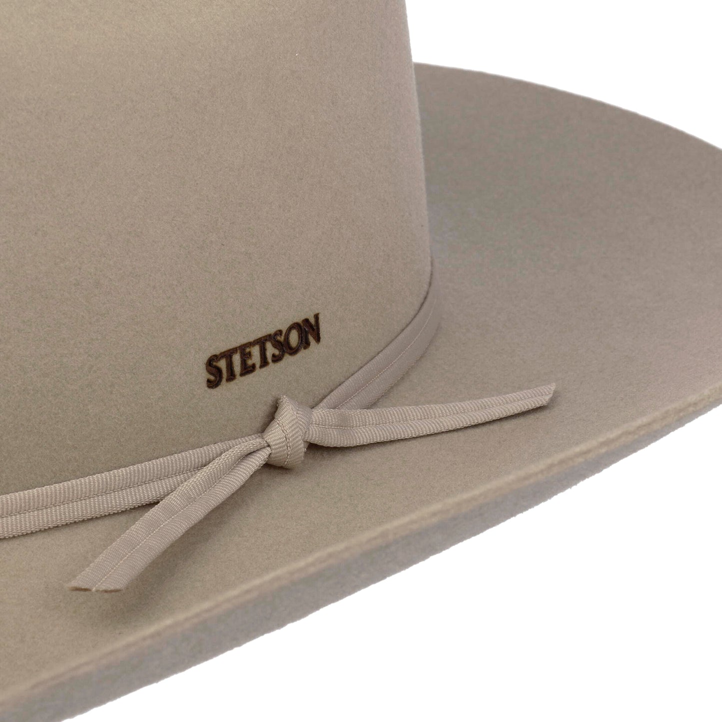 Sombrero Cowboy Diamondville repelente al agua de fieltro de lana con cachemira de Stetson - Beige