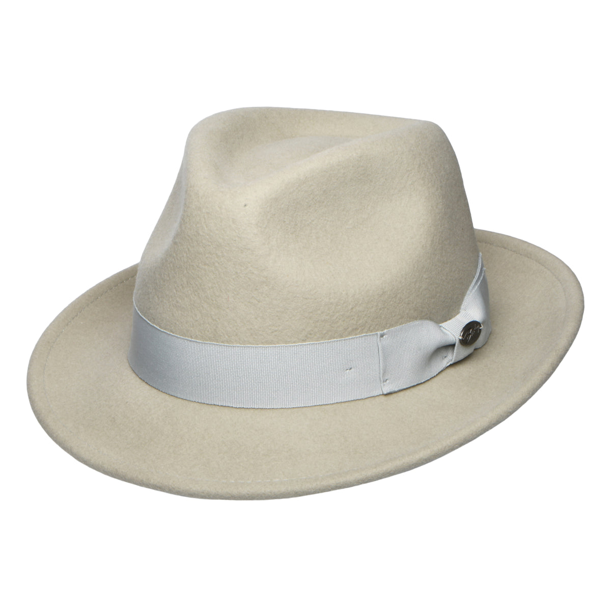Sombrero Trilby Maglor de fieltro de lana de Bailey - Gris Claro