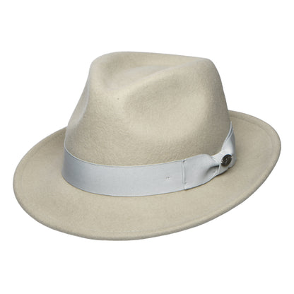 Sombrero Trilby Maglor de fieltro de lana de Bailey - Gris Claro