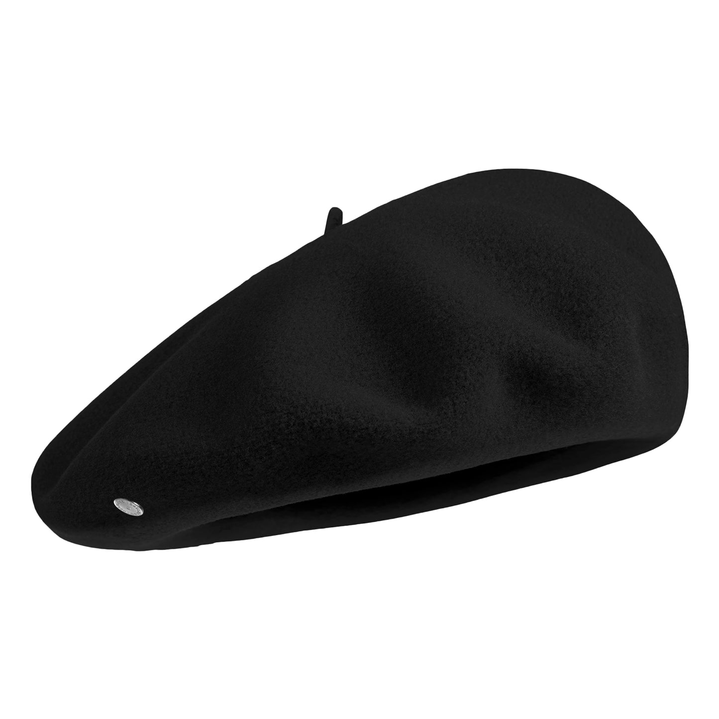 Boina Authentique de lana merino de Laulhère - Negro