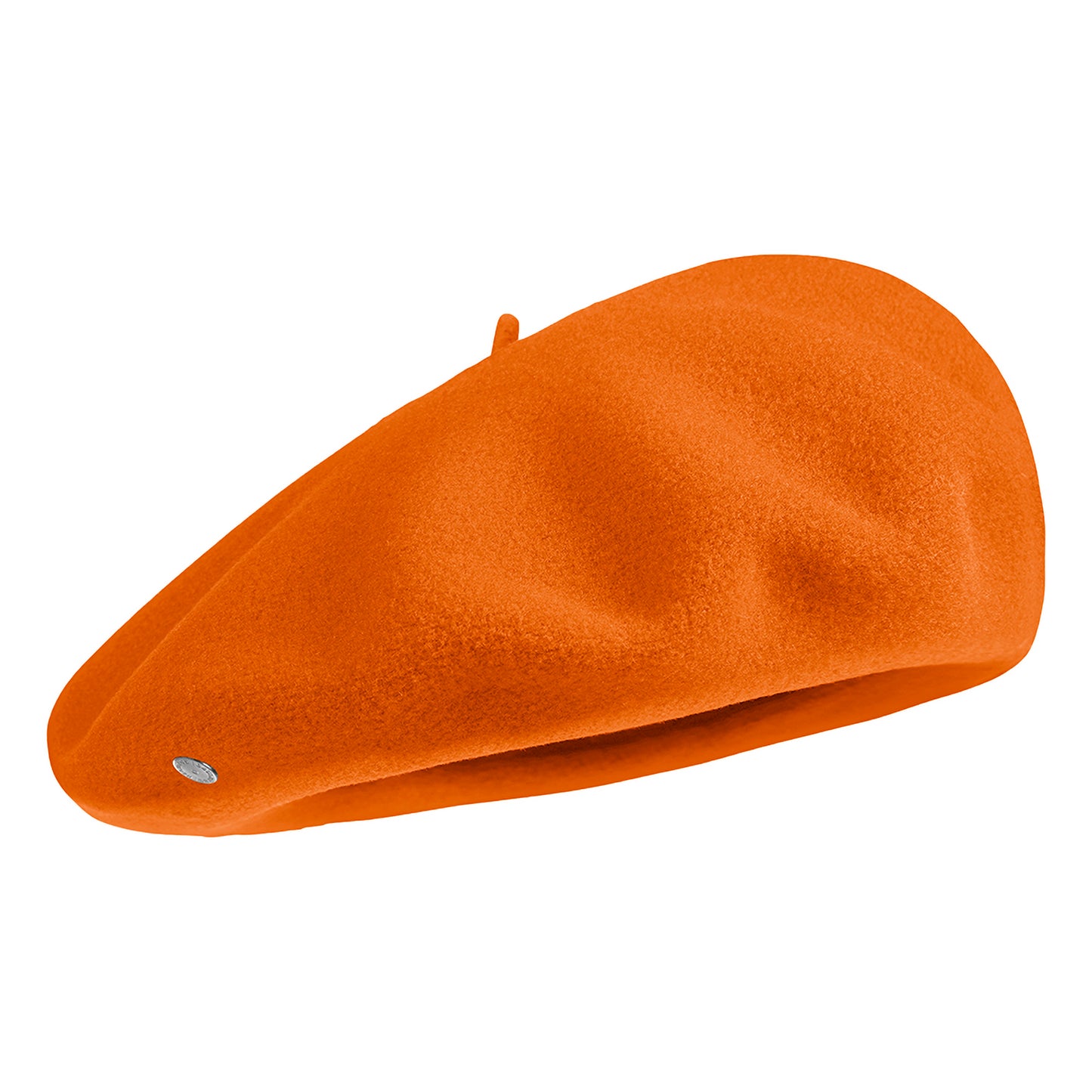 Boina Authentique de lana merino de Laulhère - Naranja