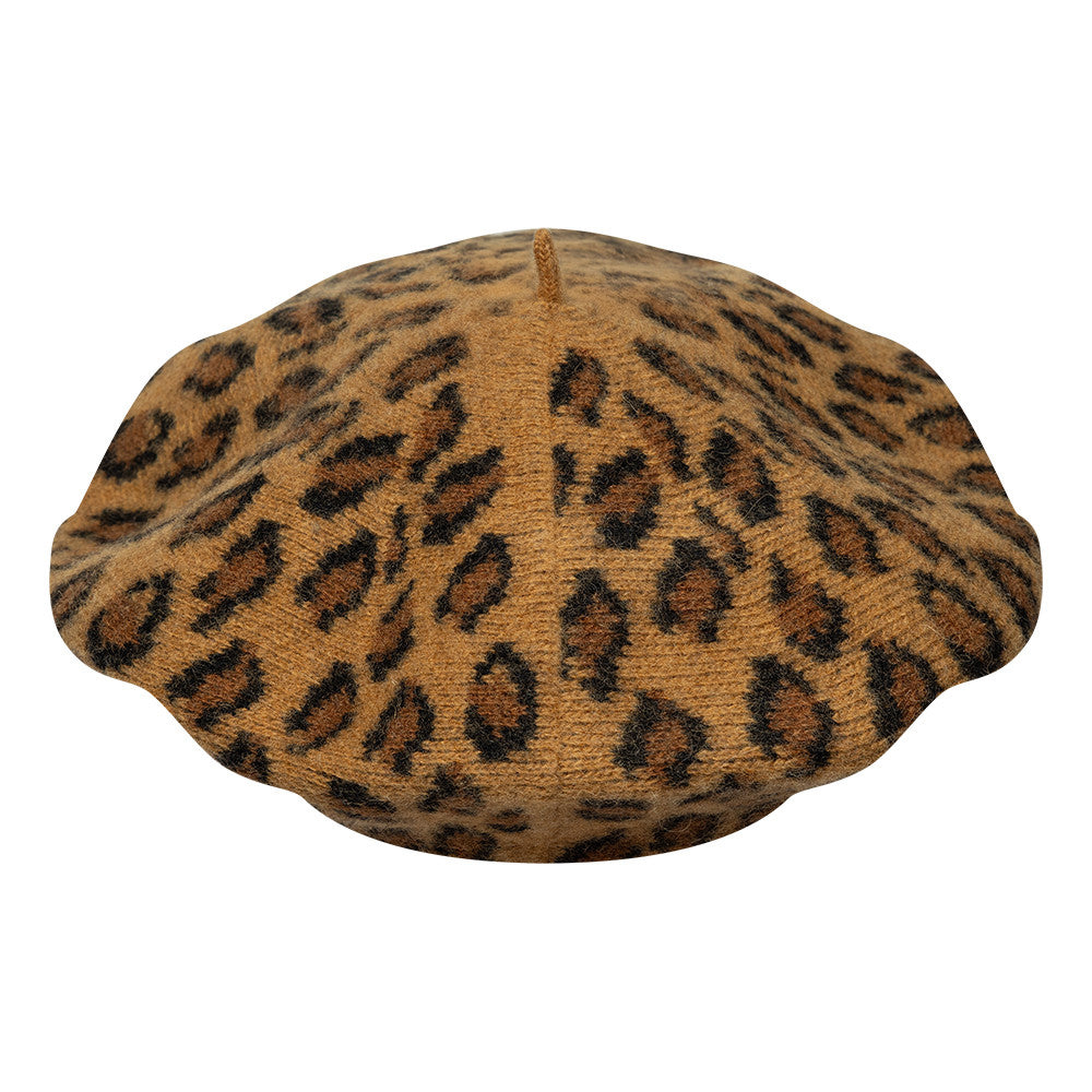 Boina Leopard New York Yankees de lana de New Era - Camel-Blanco