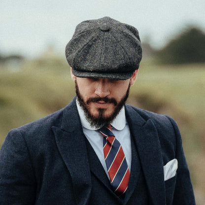 Gorra Newsboy Blackheath mezcla de tonos con manchas de Jaxon & James - Negro-Multi