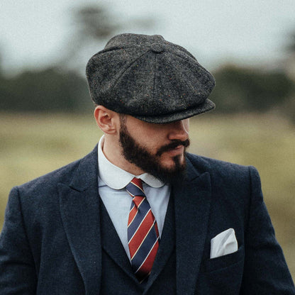 Gorra Newsboy Blackheath mezcla de tonos con manchas de Jaxon & James - Negro-Multi