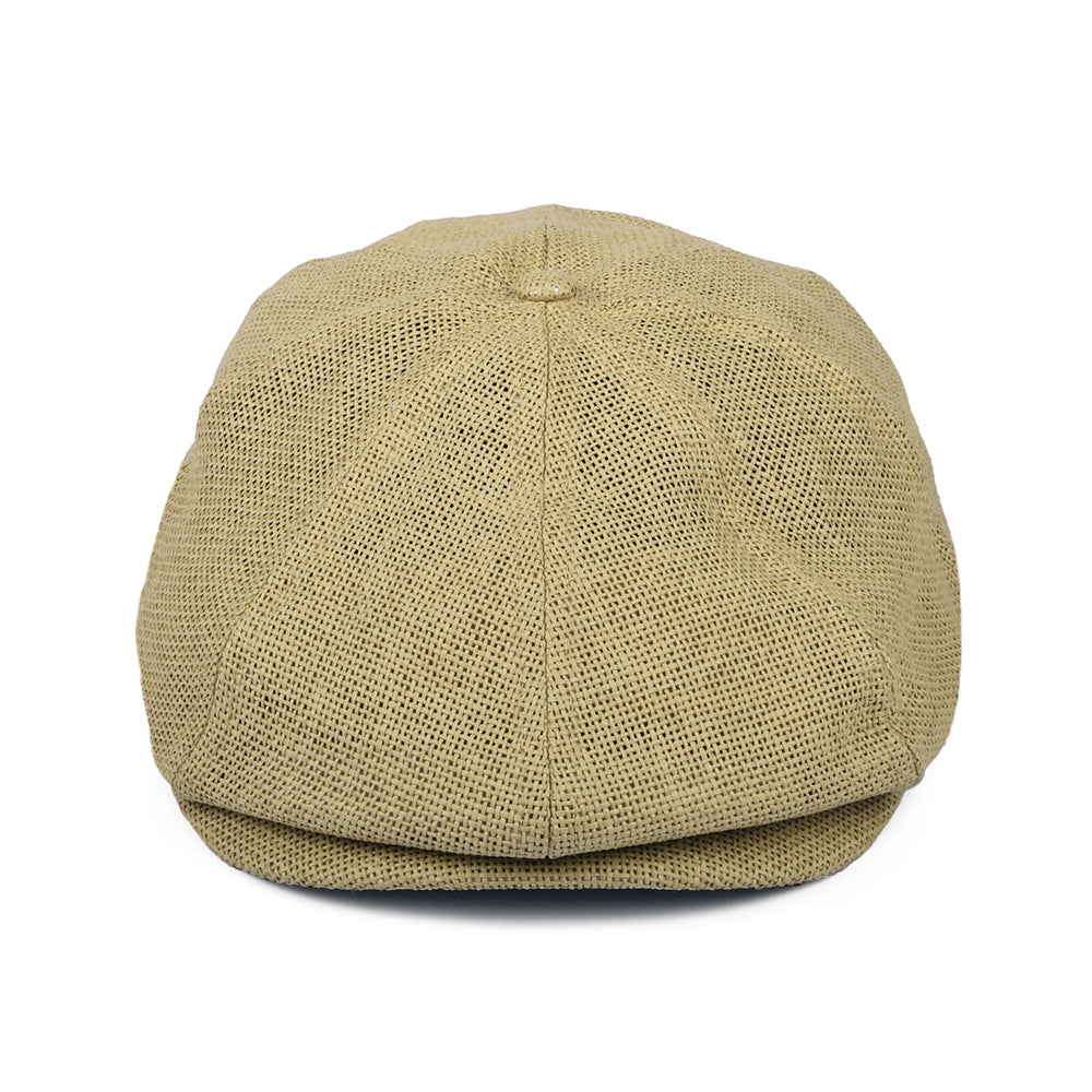 Gorra Newsboy Brood Lightweight X Snap de paja de Brixton - Natural