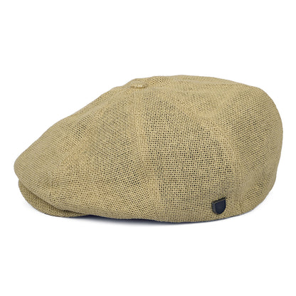 Gorra Newsboy Brood Lightweight X Snap de paja de Brixton - Natural