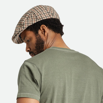 Gorra plana Hooligan Lightweight X Snap pata de gallo de Brixton - Arena-Marrón-Naranja