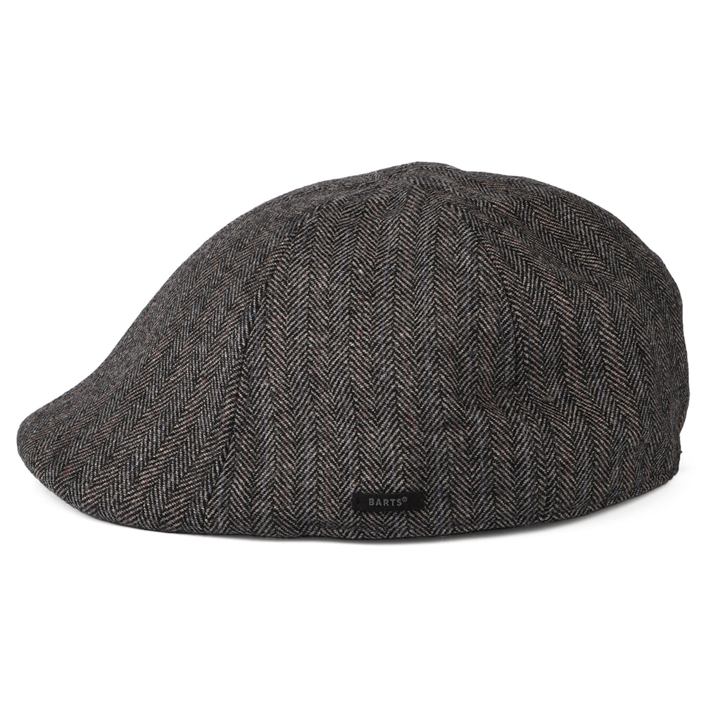 Gorra plana Mr. Mitchell Ornitorrinco diseño de espiga de Barts - Gris Oscuro