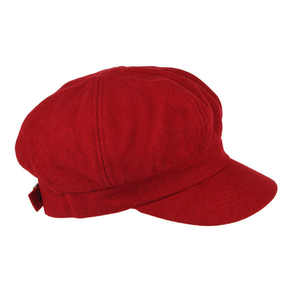 Gorra Baker Boy de mezcla de lana de sur la tête - Rojo