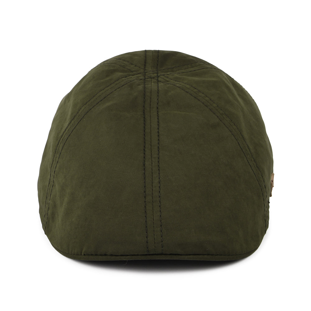 Gorra plana Ornitorrinco de algodón encerado de Stetson - Verde Oliva