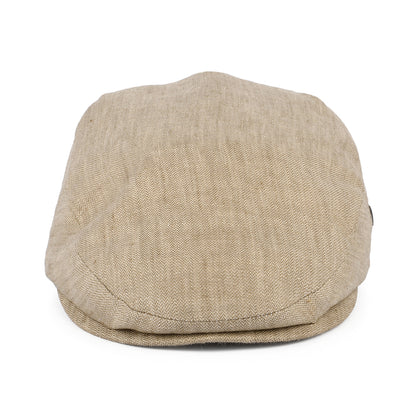 Gorra plana de lino micro espiga de City Sport - Trigo