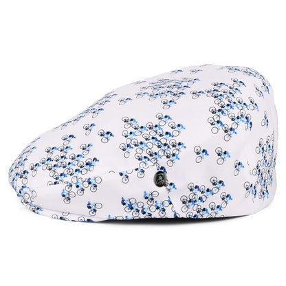 Gorra plana Tour de Velo de algodón de City Sport - Blanco-Azul