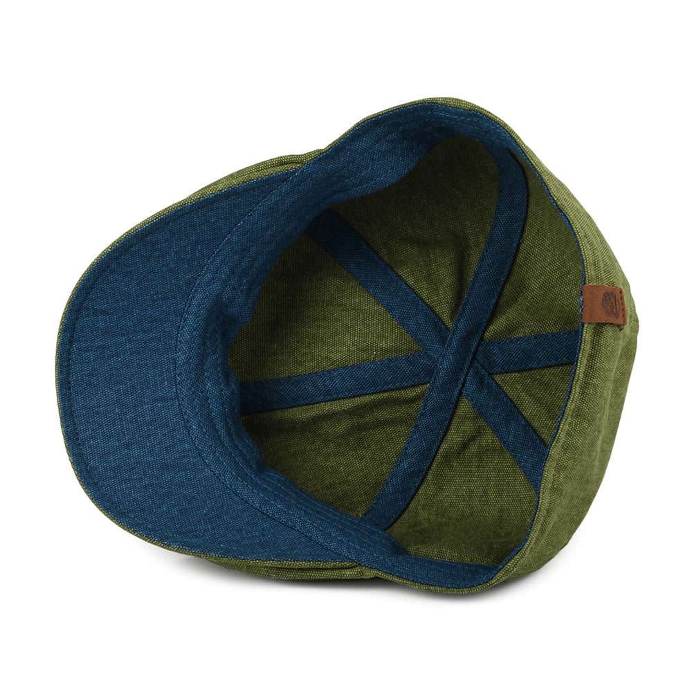 Gorra plana Porto Ornitorrinco de algodón de Failsworth - Verde-Verde Azulado