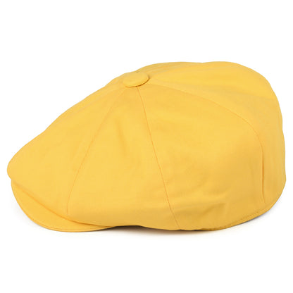 Gorra Newsboy 8 Piece de algodón de Christys - Amarillo