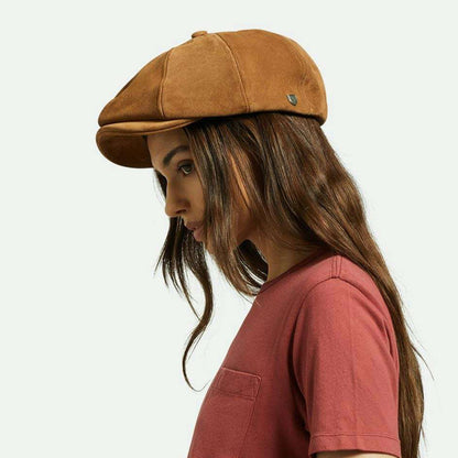 Gorra Newsboy Brood Reserve de gamuza de Brixton - Tofe