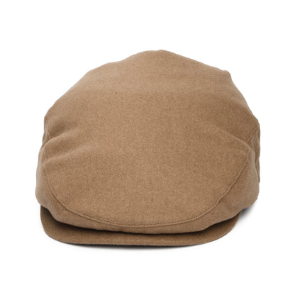Gorra plana Hooligan de lana melton de Brixton - Camel