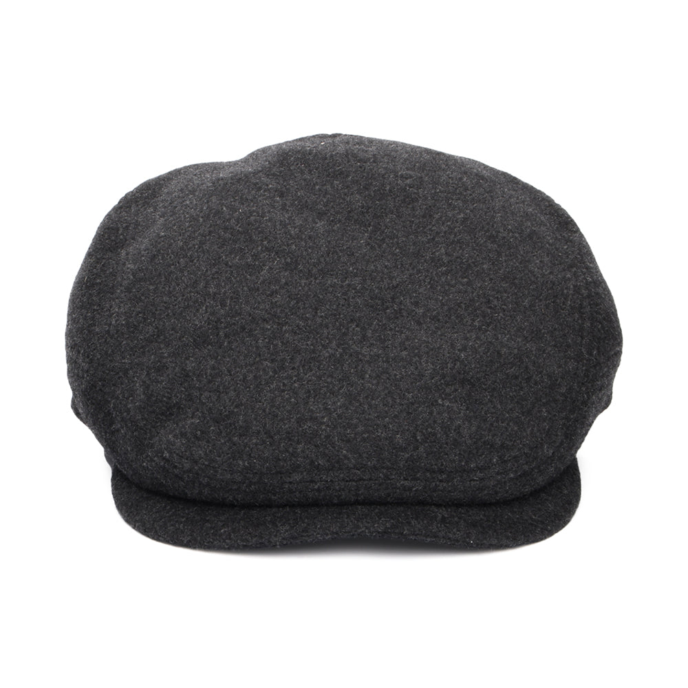 Gorra plana Driver de lana-cachemira de Stetson - Antracita