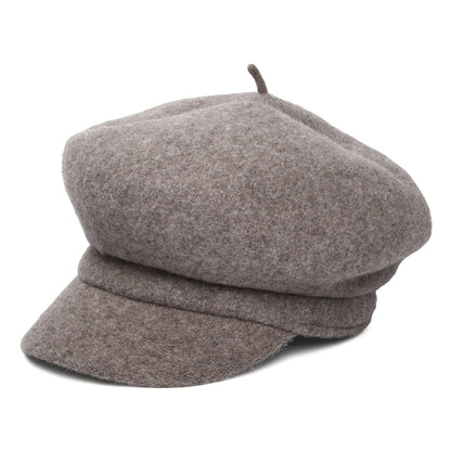 Gorra Baker Boy Vanessa de lana de Whiteley - Gris Topo