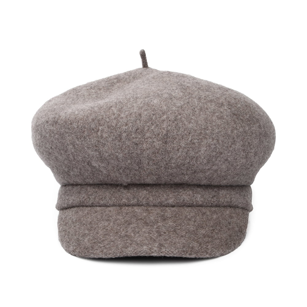 Gorra Baker Boy Vanessa de lana de Whiteley - Gris Topo