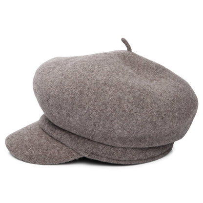 Gorra Baker Boy Vanessa de lana de Whiteley - Gris Topo