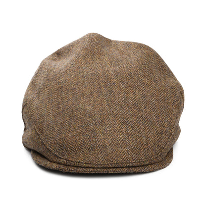 Gorra plana Balmoral Country de Tweed diseño de espiga de Christys - Piedra