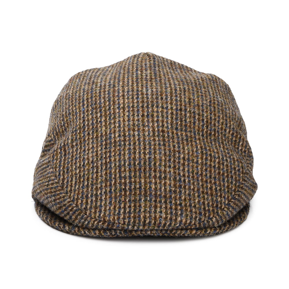 Gorra plana Royal de Harris Tweed de City Sport - Marrón-Azul
