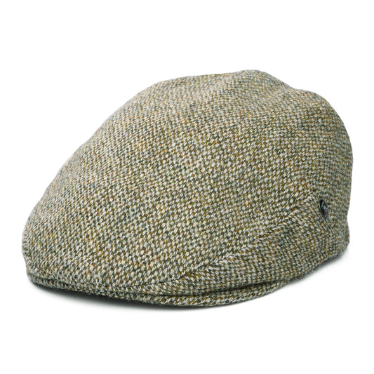 Gorra plana de Harris Tweed Birdseye de City Sport - Salvia