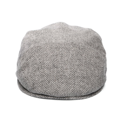 Gorra plana resistente al agua de lana merino orgánica de City Sport - Gris Claro