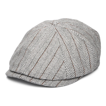 Gorra Newsboy redonda Arley diseño de espiga de Bailey - Gris