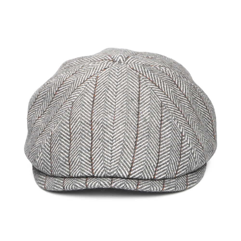 Gorra Newsboy redonda Arley diseño de espiga de Bailey - Gris