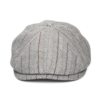 Gorra Newsboy redonda Arley diseño de espiga de Bailey - Gris