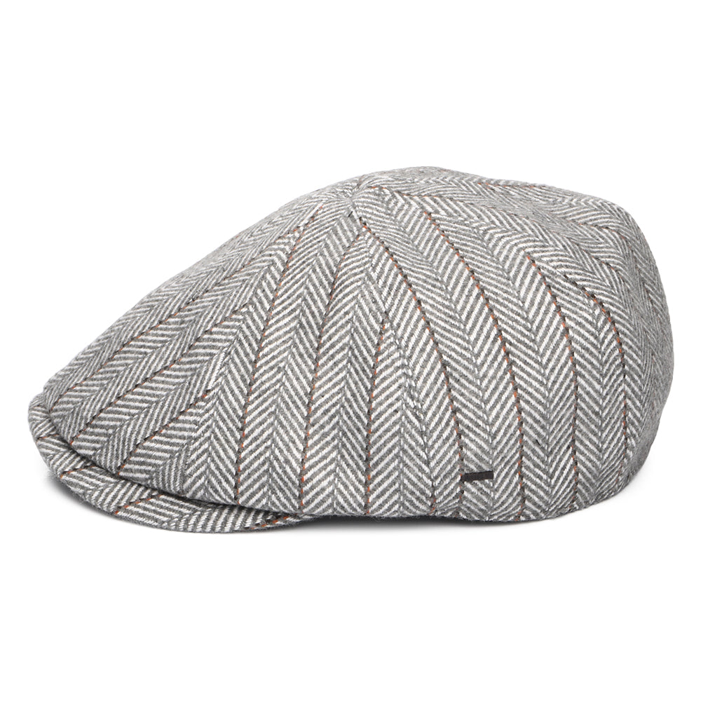 Gorra Newsboy redonda Arley diseño de espiga de Bailey - Gris