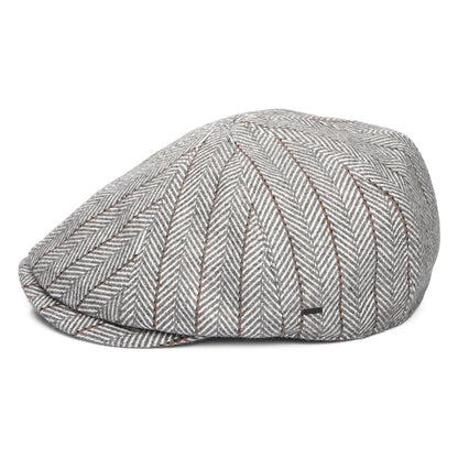 Gorra Newsboy redonda Arley diseño de espiga de Bailey - Gris
