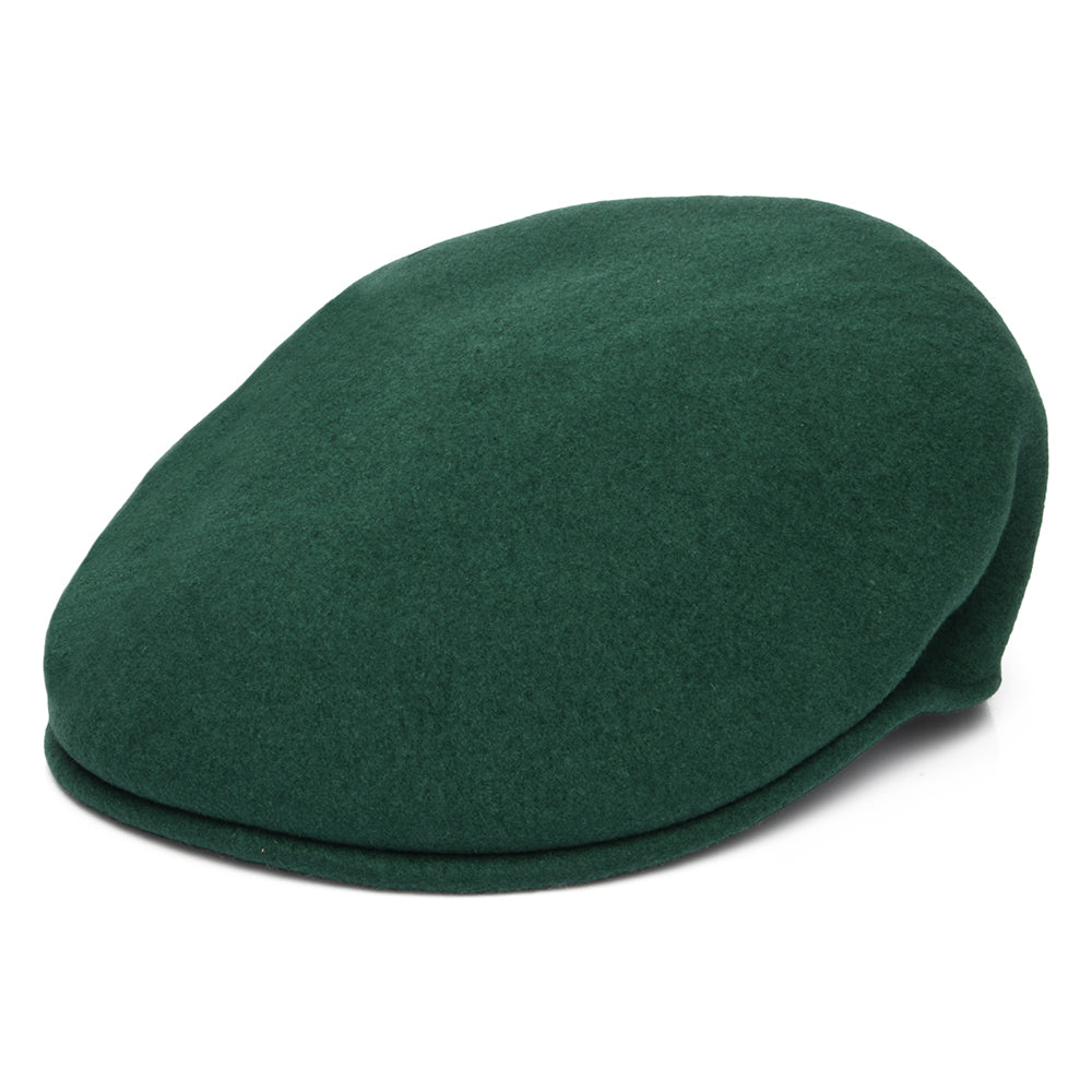 Gorra plana 504 de lana de Kangol - Verde Esmeralda