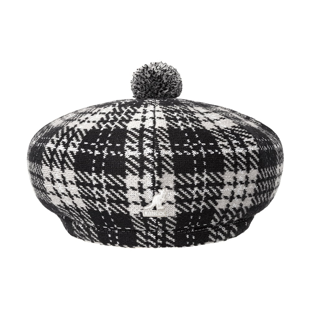 Gorra plana New Heritage con pompón de Kangol - Negro-Gris