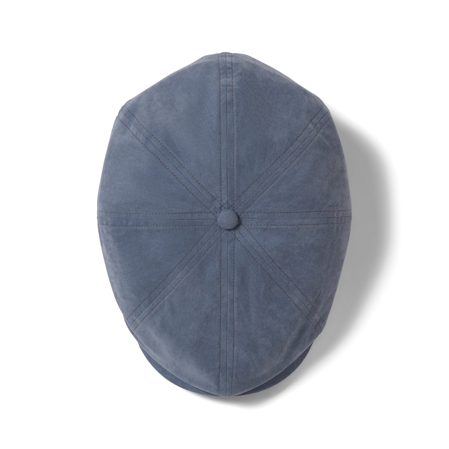 Gorra Newsboy redonda Brood de Satén de Brixton - Azul Pizarra