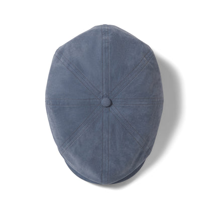 Gorra Newsboy redonda Brood de Satén de Brixton - Azul Pizarra