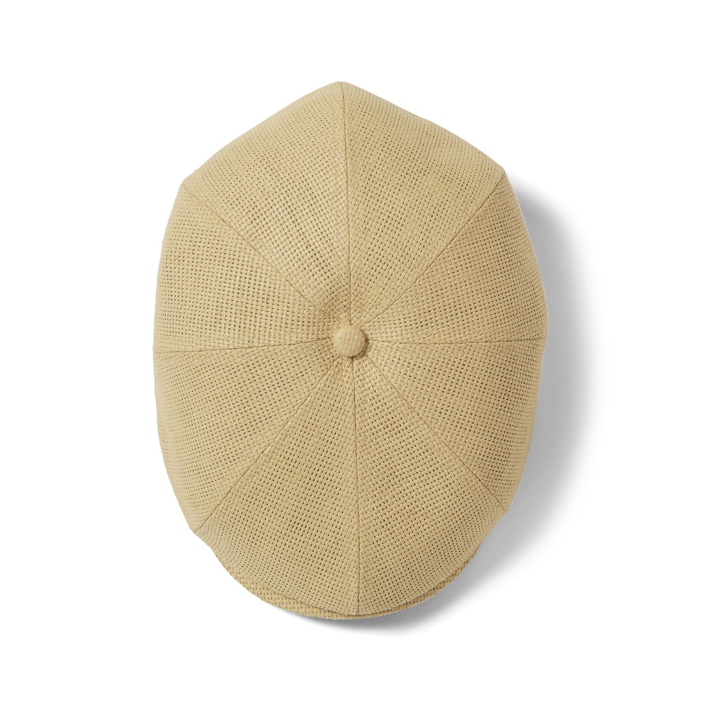 Gorra Newsboy redonda Brood ligera de paja toyo de Brixton - Natural