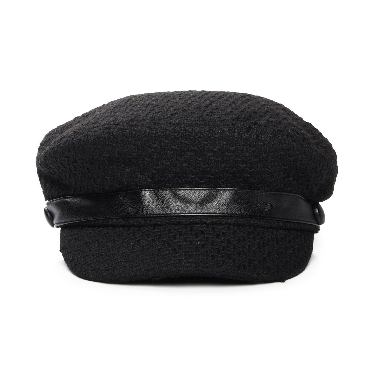 Gorra Baker Boy Donnna de bouclé de Scala - Negro
