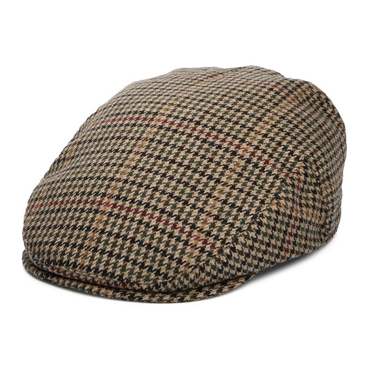 Gorra plana Norwich de Tweed de lana pata de gallo de Failsworth - Arena-Multi