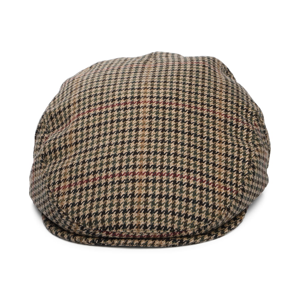 Gorra plana Norwich de Tweed de lana pata de gallo de Failsworth - Arena-Multi