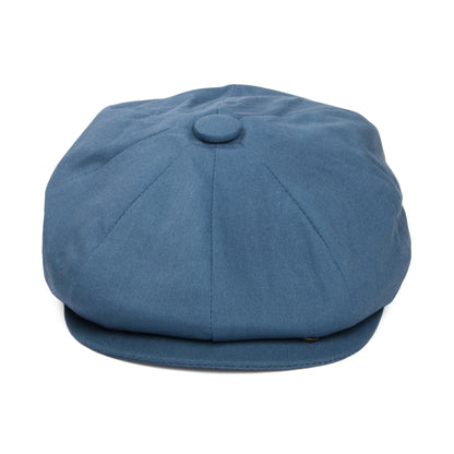 Gorra Newsboy redonda de lino de Jaxon & James - Azul Pizarra