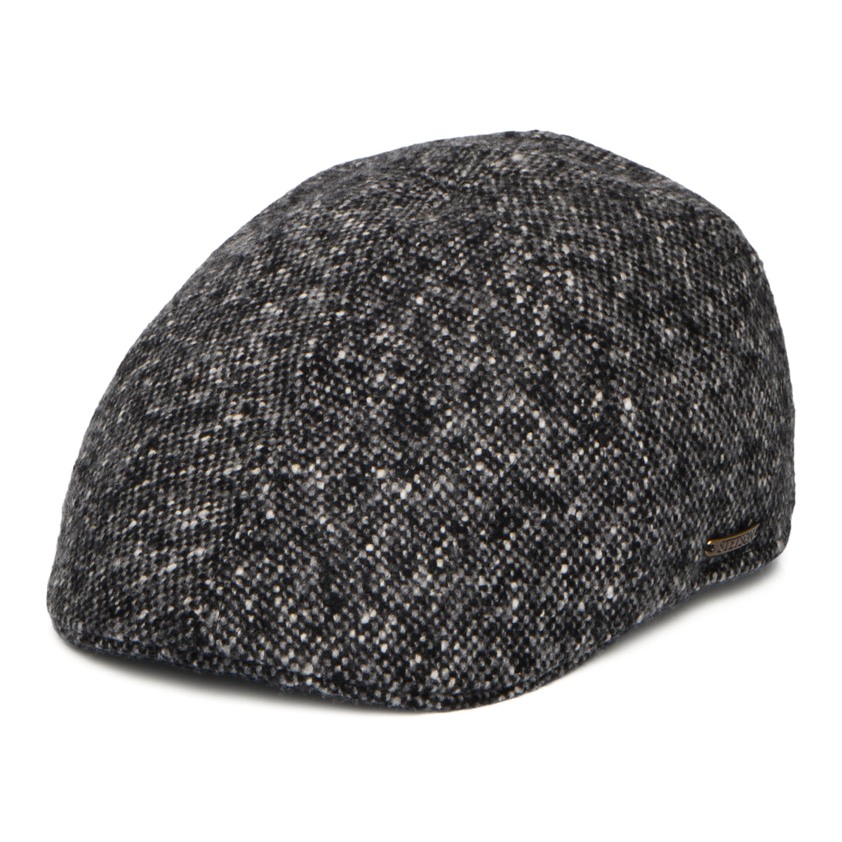 Gorra plana Ornitorrinco de Tweed Donegal de Stetson - Antracita