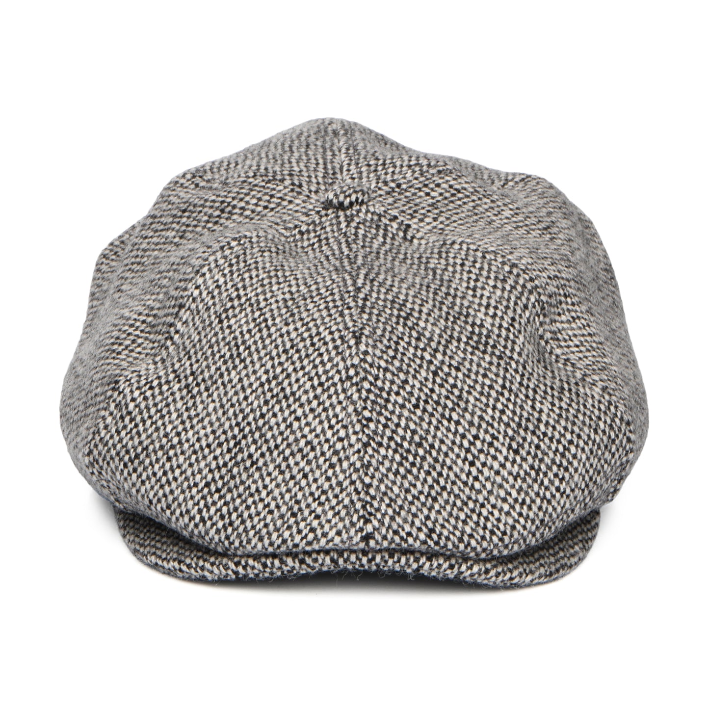 Gorra Newsboy redonda Jamaica de mezcla de lana de Barts - Gris Jaspeado