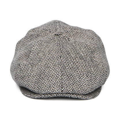 Gorra Newsboy redonda Jamaica de mezcla de lana de Barts - Gris Jaspeado