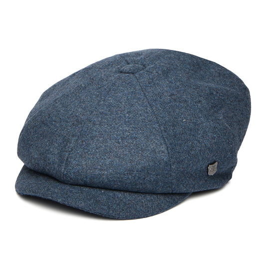 Gorra Newsboy redonda Gino de Melton Italiano de Failsworth - Azul Vaquero