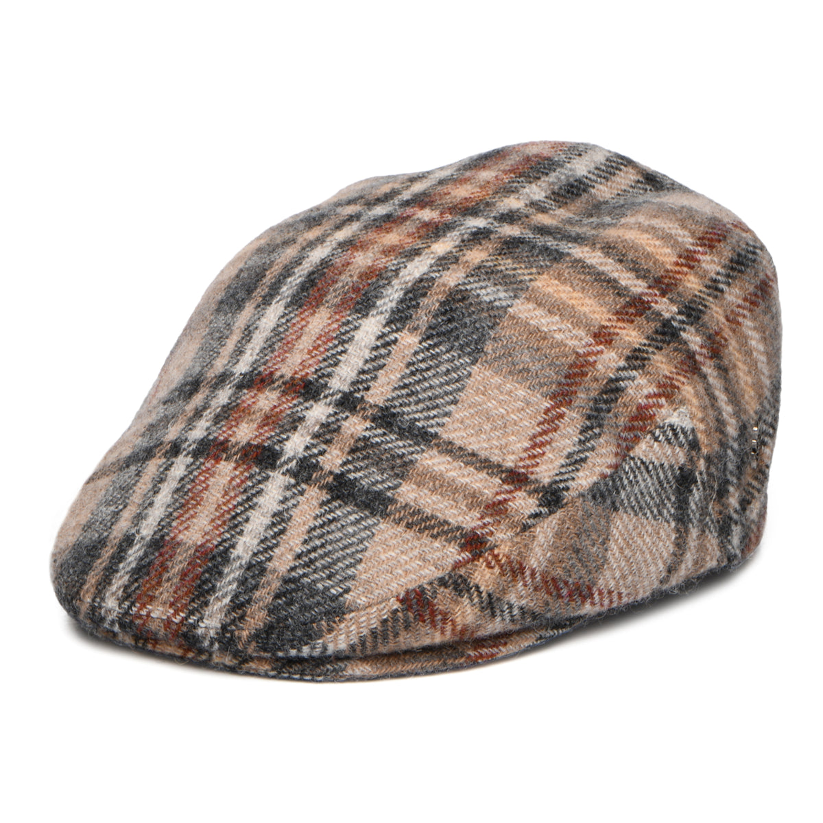Gorra plana Finn de Tweed Donegal de City Sport - Camel-Multi