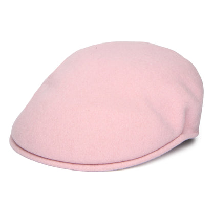 Gorra plana 504 de lana de Kangol - Rosa Pastel