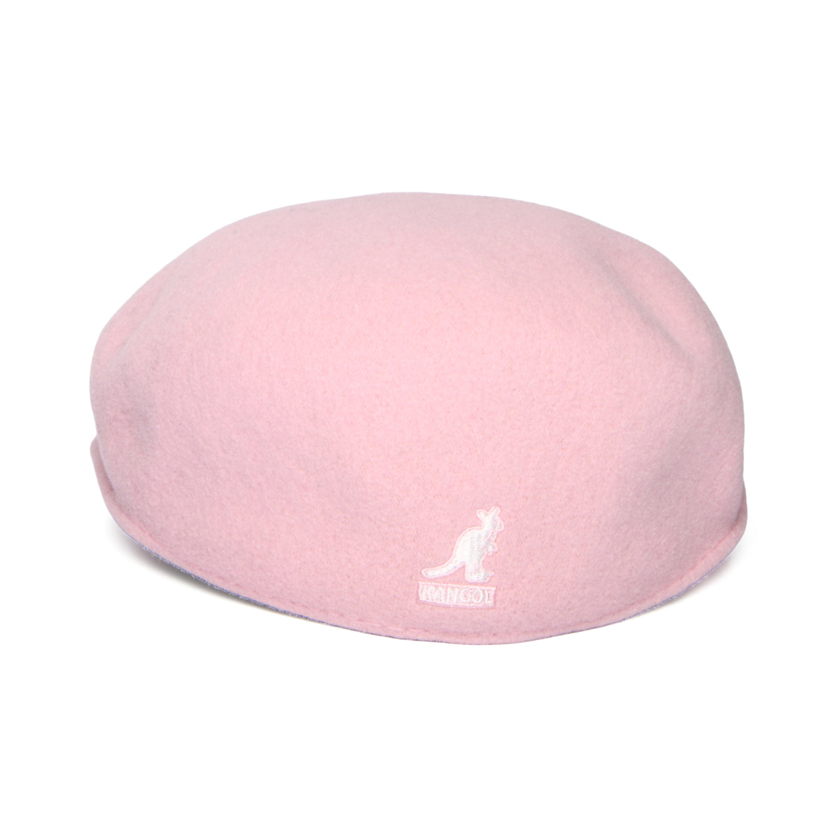 Gorra plana 504 de lana de Kangol - Rosa Pastel
