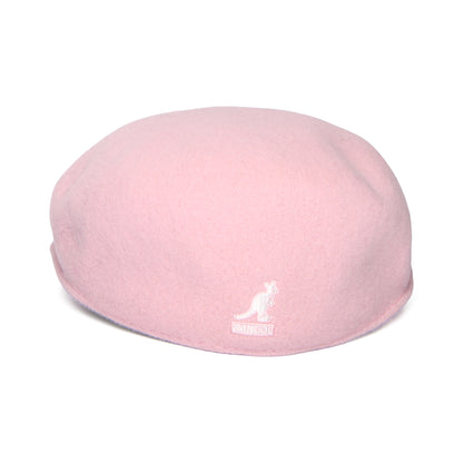 Gorra plana 504 de lana de Kangol - Rosa Pastel